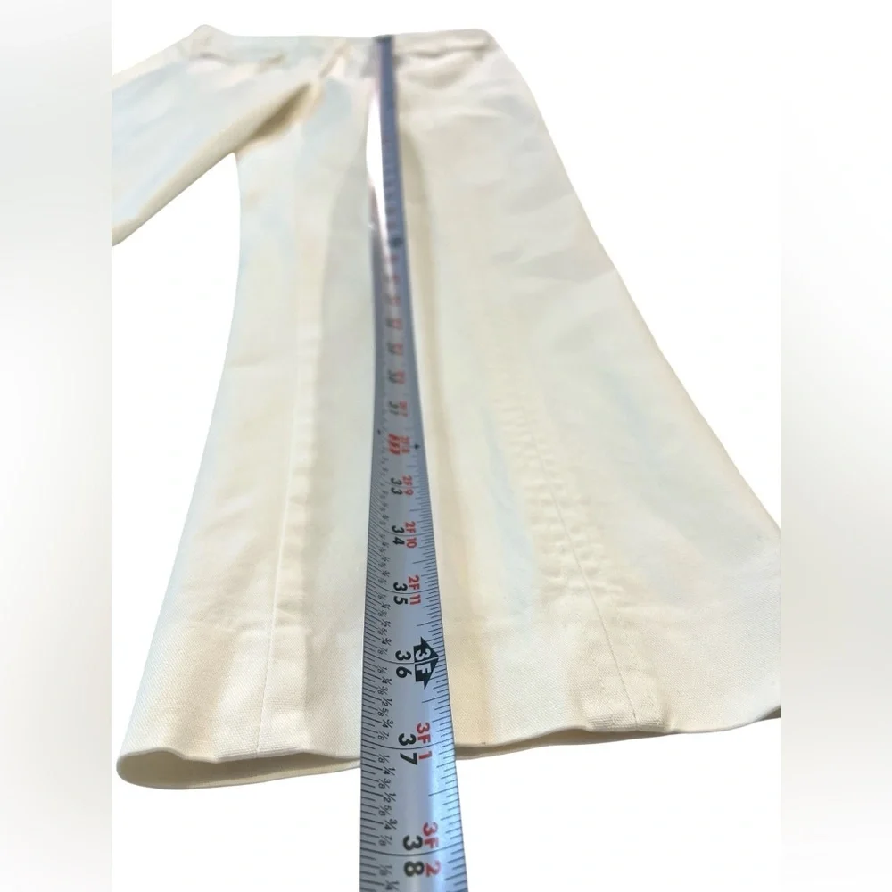 Rafaella Capris Comfortable Fit Stretch Fabric, Faux Pockets Color White Size 12
